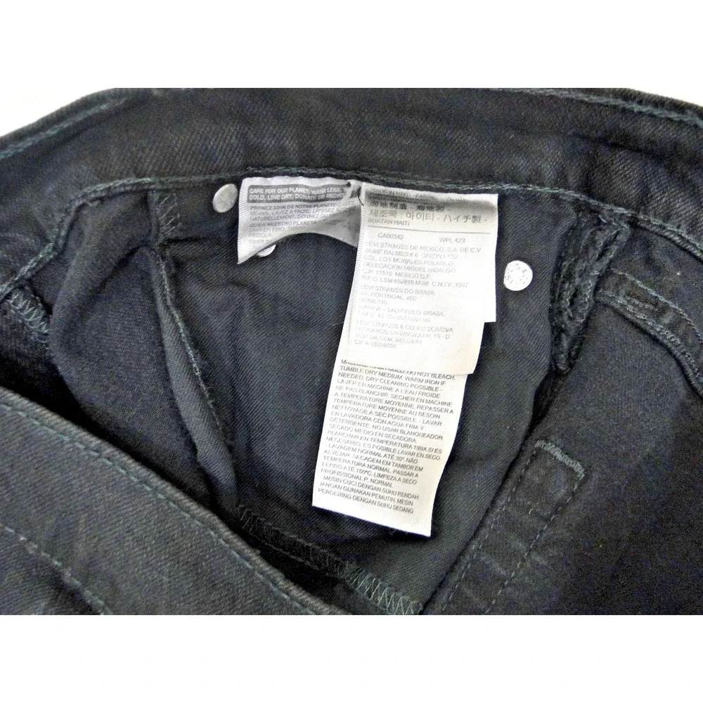 Levi Strauss & Co Slim Fit Stretch Skinny Jeans‎ Black 33x32 Great condition